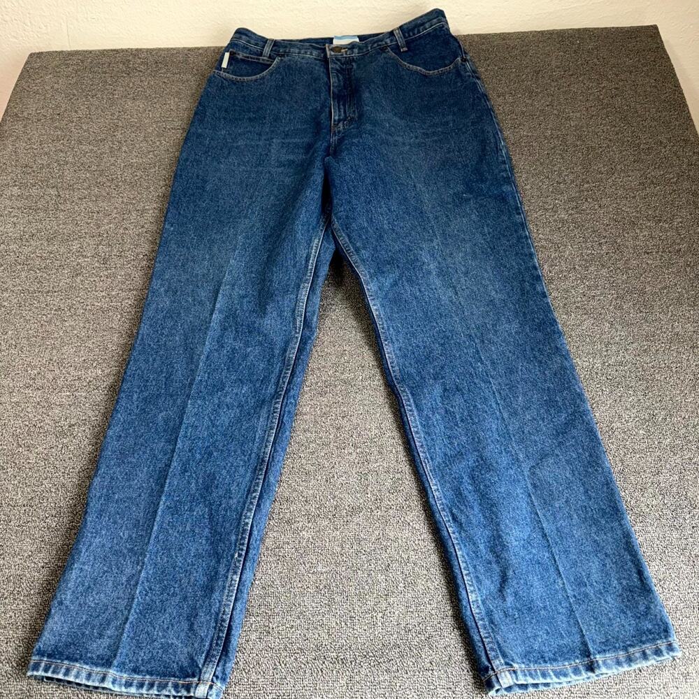 Pendletonβ Jeans Womens 16 Blue Denim Medium Wash Pockets High Rise Straight Leg